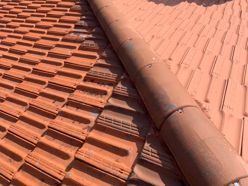 Toiture neuve en tuiles mécaniques après réfection complète par TLP Rénove en Dordogne
